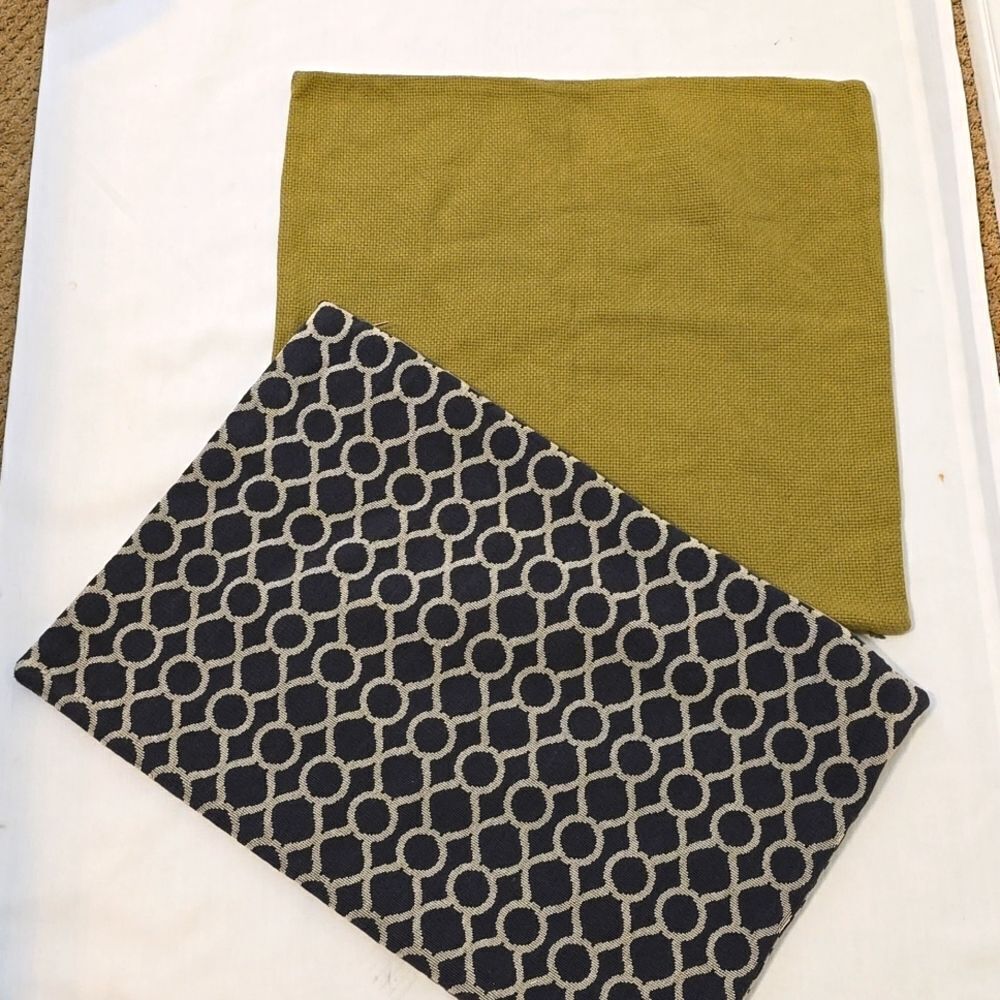 Pottery‎ barn and crate and barrel decorative pillow cases
